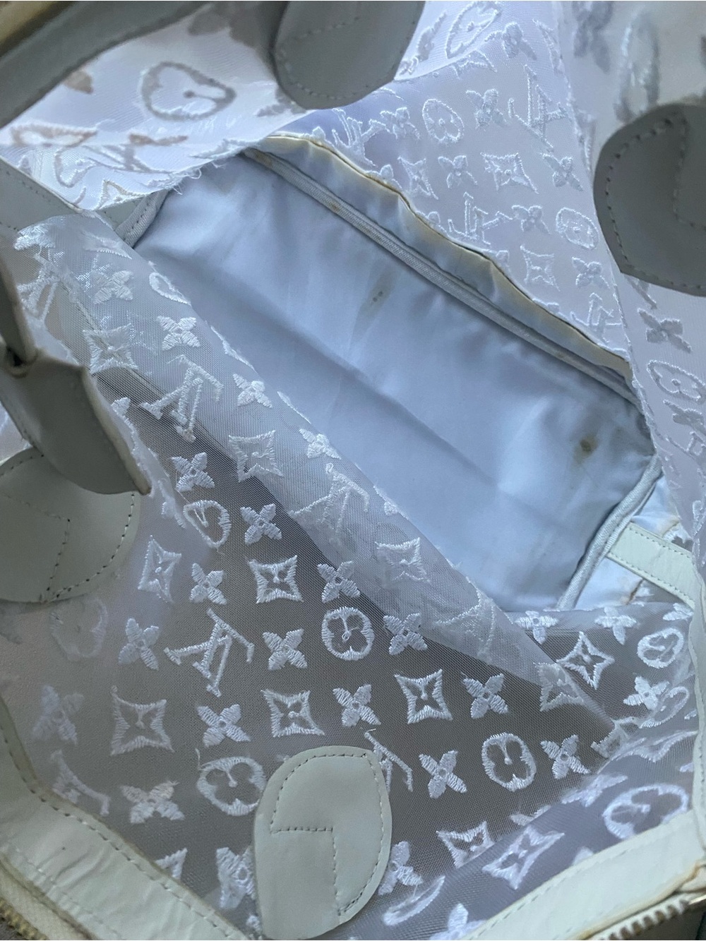 Sheer Monogram Locking Tote - Picture 5 of 5